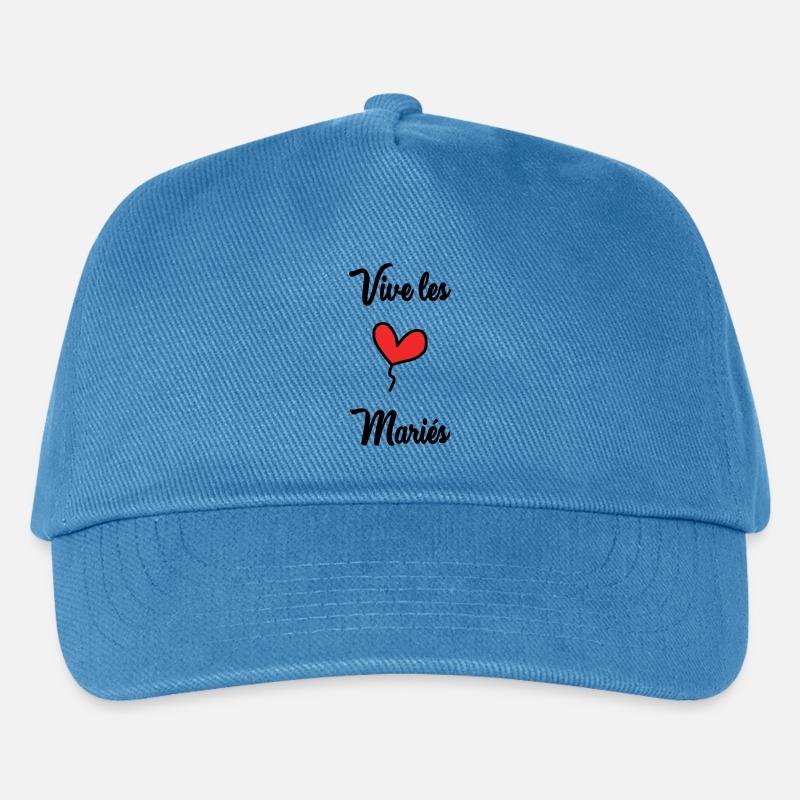 VIVE LES MARIES - Casquette de baseball Enfant - bleu paon