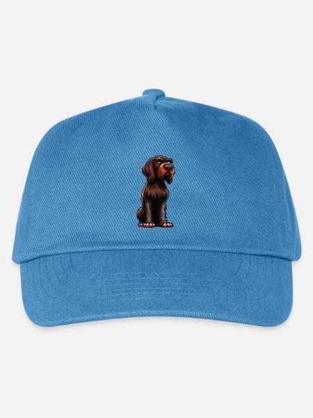 Deutsch Drahthaar Deutsch-Drahthaar Besitzer - Kinder Basecap - Pfauenblau