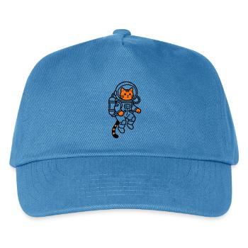 Le chat dans l’espace - Casquette de baseball Enfant - bleu paon - Devant