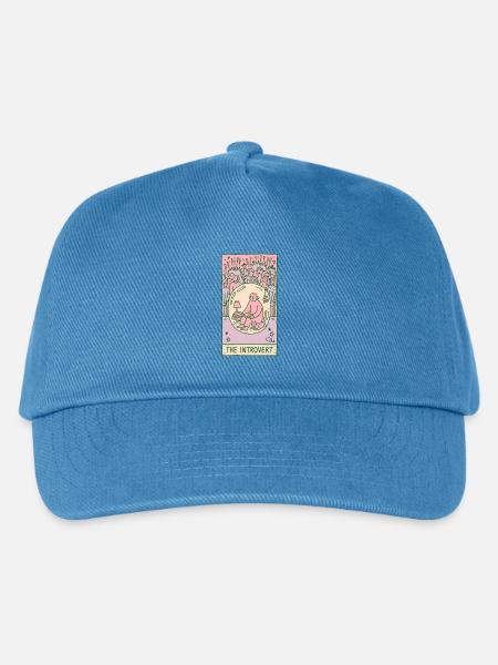 The Introvert - Kinder Basecap - Pfauenblau