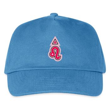 Zodiac Tribal Leo and Fire - Kids’ Baseball Cap - peacock-blue - Front
