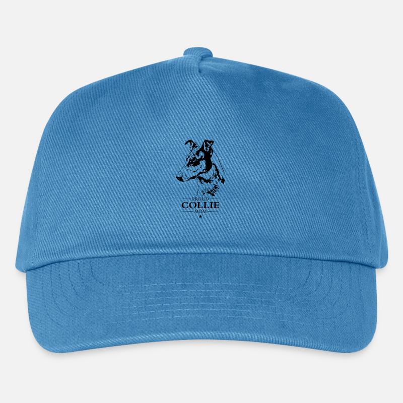 Collie Kurzhaar Mom Hunde Hund Wilsigns - Kinder Basecap - Pfauenblau