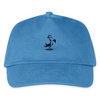 Un bec d’oiseau étrange rencontre de grands yeux - Casquette de baseball Enfant - bleu paon - Devant