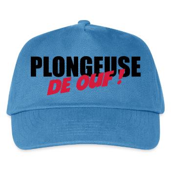 Plongeuse de ouf ! - Casquette de baseball Enfant - bleu paon - Devant