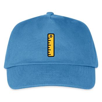 Scale Ruler Tool Office - Kids’ Baseball Cap - peacock-blue - Front