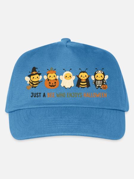 Bienen-Halloween-Parade - Kinder Basecap - Pfauenblau
