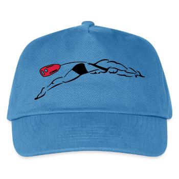 lifeguard plunge - Kids’ Baseball Cap - peacock-blue - Front