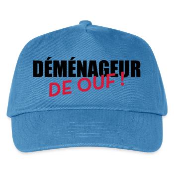 frachtführer / möbelpacker / mover / bewegen - Kinder Basecap - Pfauenblau - Vorne
