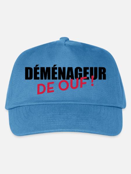 Déménageur / Déménagement / Déménager / Camion - Casquette de baseball Enfant - bleu paon