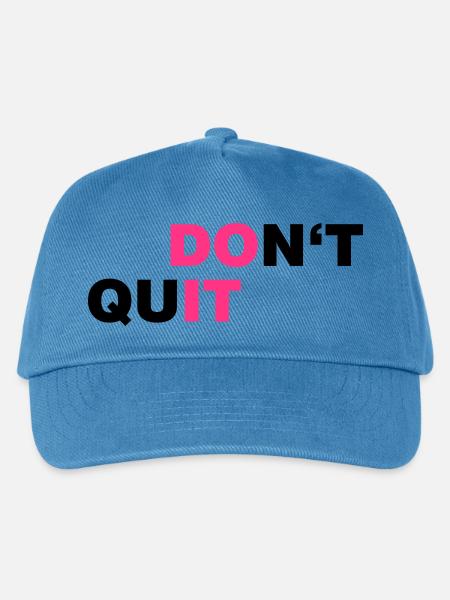 DO_IT - Kids’ Baseball Cap - peacock-blue
