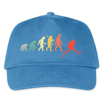 Taucher Evolution Für Schnorcheln Und Tauchen - Kinder Basecap - Pfauenblau - Vorne