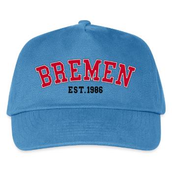 Bremen Est. 1986 - Kids’ Baseball Cap - peacock-blue - Front
