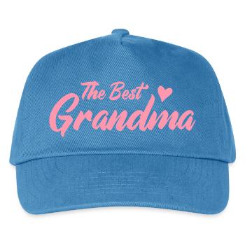 Best Granny Rosé Font - Kids’ Baseball Cap - peacock-blue - Front