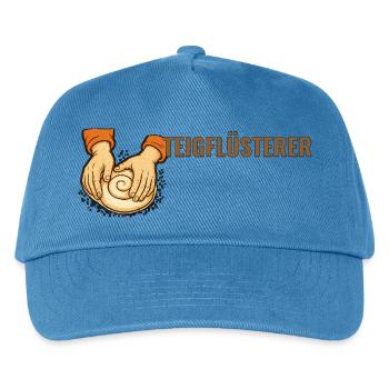 Teigflüsterer. – Sourdough community, baker Motiv. - Kinder Basecap - Pfauenblau - Vorne
