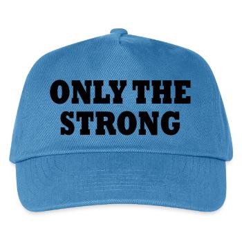 only the strong - Casquette de baseball Enfant - bleu paon - Devant