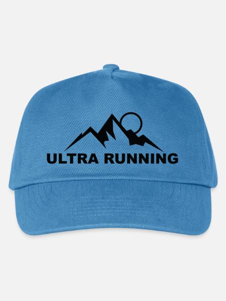 Trail Running Sport Ultra Trail Runner - Kinder Basecap - Pfauenblau