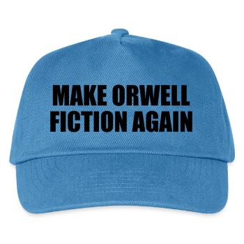 make orwell fiction again - Kinder Basecap - Pfauenblau - Vorne