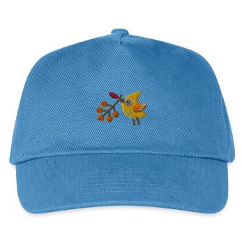 Berry bird - Kids’ Baseball Cap - peacock-blue - Front