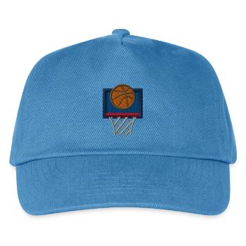 Basketball hoop - Kids’ Baseball Cap - peacock-blue - Front