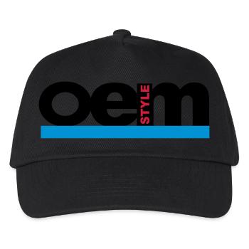 OEM Style - Kinder Basecap - Schwarz - Vorne