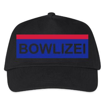 Bowlizei - Bowling - Kinder Basecap - Schwarz - Vorne
