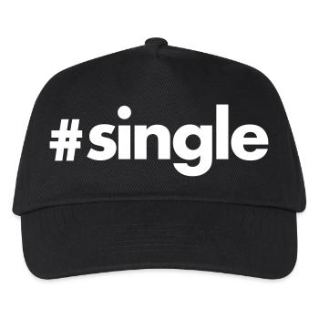Single - Kinder Basecap - Schwarz - Vorne