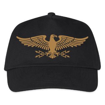 Adler Roms - Kinder Basecap - Schwarz - Vorne