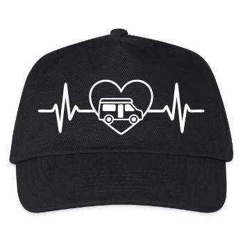 Vanlife Heart - Kids’ Baseball Cap - black - Front