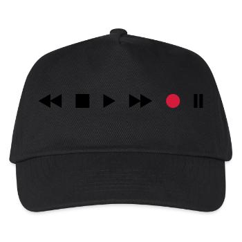 Tape Deck - Kinder Basecap - Schwarz - Vorne