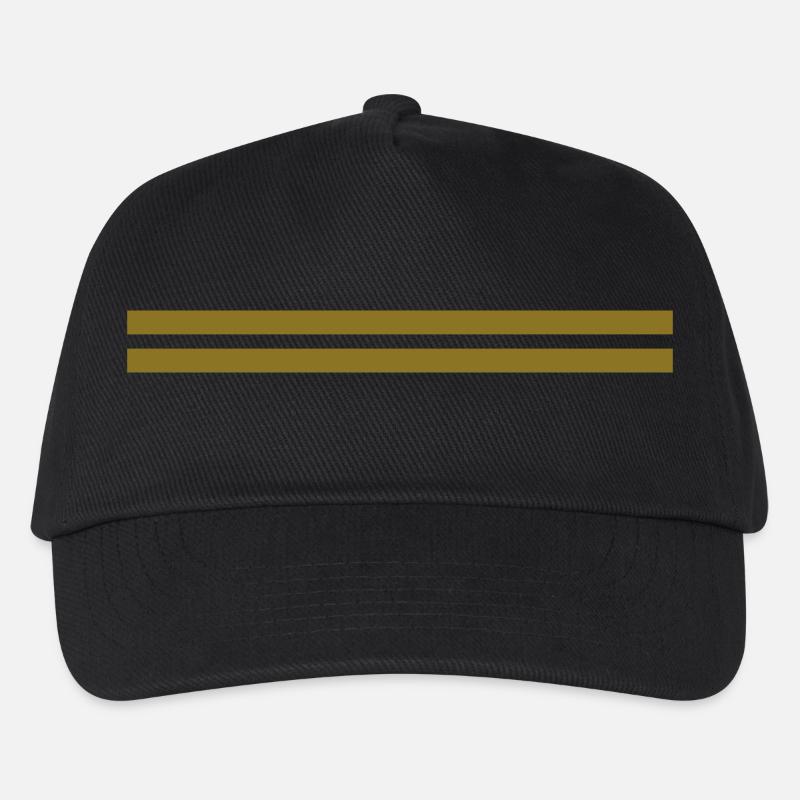 line - Kids’ Baseball Cap - black