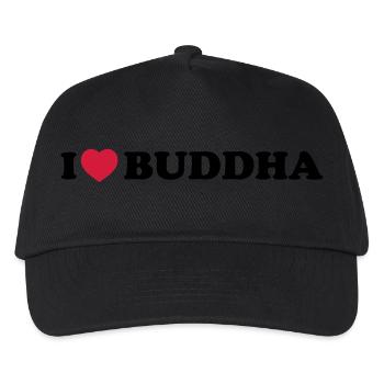 I love Buddha - Kinder Basecap - Schwarz - Vorne