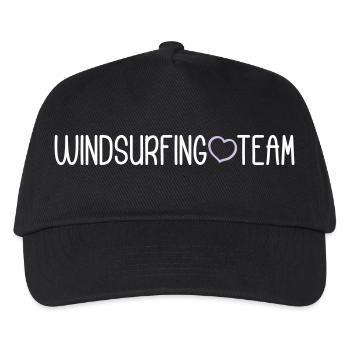 Windsurfing Team - Kinder Basecap - Schwarz - Vorne