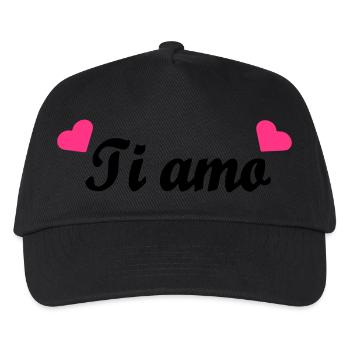 Ti amo - Kids’ Baseball Cap - black - Front