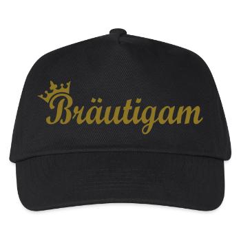 Bräutigam - Kinder Basecap - Schwarz - Vorne