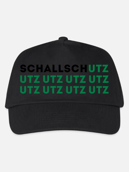 Schallschutz UTZ UTZ UTZ zweifarbig - Kinder Basecap - Schwarz