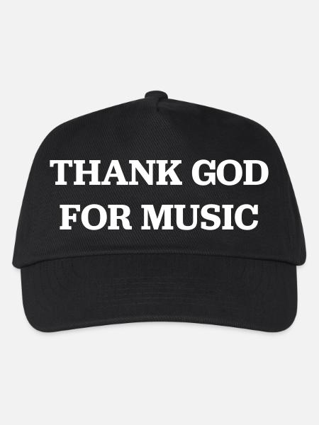 music - Kinder Basecap - Schwarz