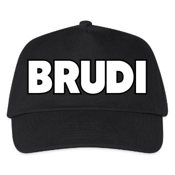 Brudi - Kinder Basecap - Schwarz - Vorne