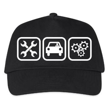 Engine Mechanic - Kids’ Baseball Cap - black - Front