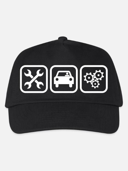 Motor Mechanic - Kinder Basecap - Schwarz