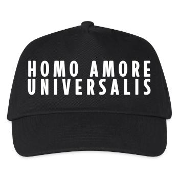 Homo Amore Universalis - Kinder Basecap - Schwarz - Vorne