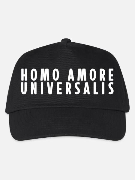 Homo Amore Universalis - Kinder Basecap - Schwarz