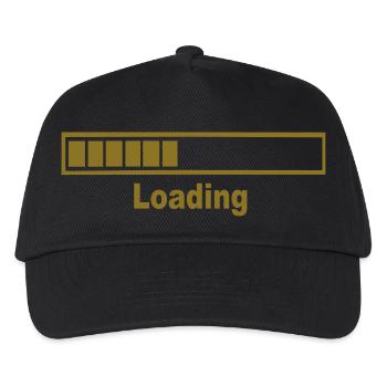 loading - Kinder Basecap - Schwarz - Vorne