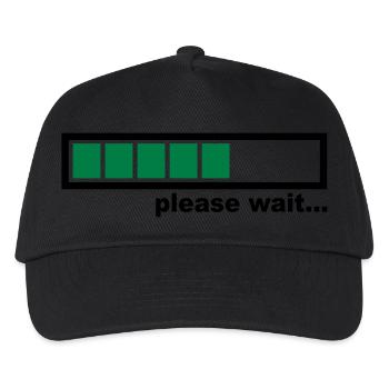 Loading - Kids’ Baseball Cap - black - Front