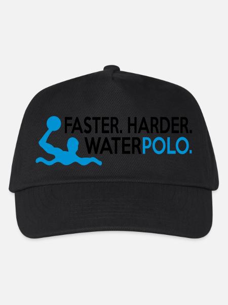 water polo - Kinder Basecap - Schwarz