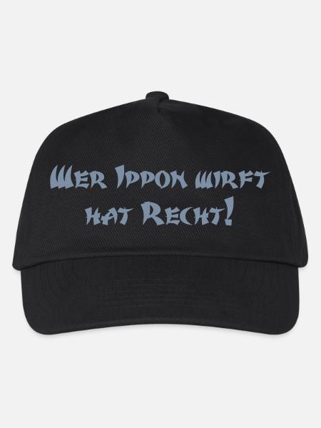 Ippon - Kinder Basecap - Schwarz