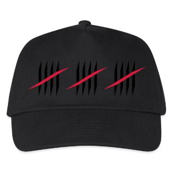 15 - Kids’ Baseball Cap - black - Front