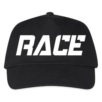 RACE - Kids’ Baseball Cap - black - Front
