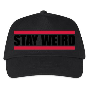 Drôle de Stay Weird - Casquette de baseball Enfant - noir - Devant