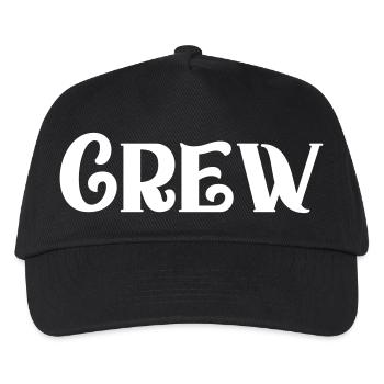 crew - Kinder Basecap - Schwarz - Vorne