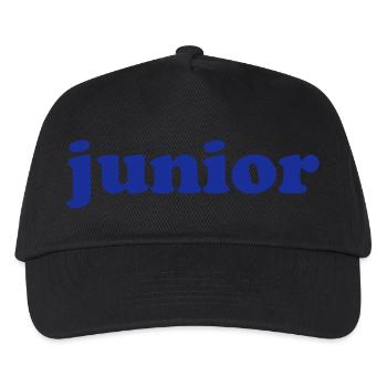 junior - Kinder Basecap - Schwarz - Vorne